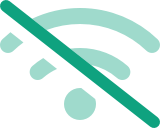 no internet required symbol